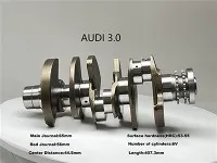 06e105101AA VW3.0 V6 Crankshaft Yn Addas Ar Gyfer Audi 3.0(EA837)